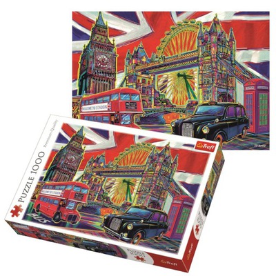 Colours of London Trefl Puzzle - Kalimat Store