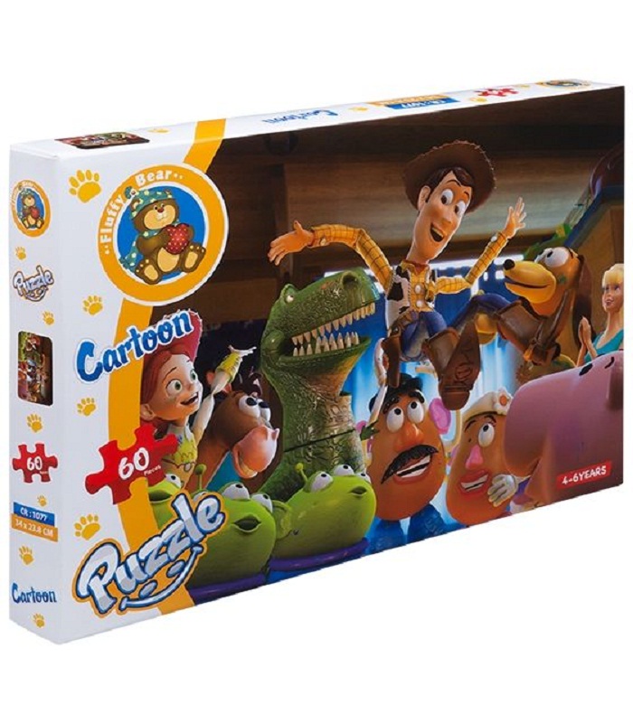 Fluffy Bear Toy Story Puzzle Kalimat Store
