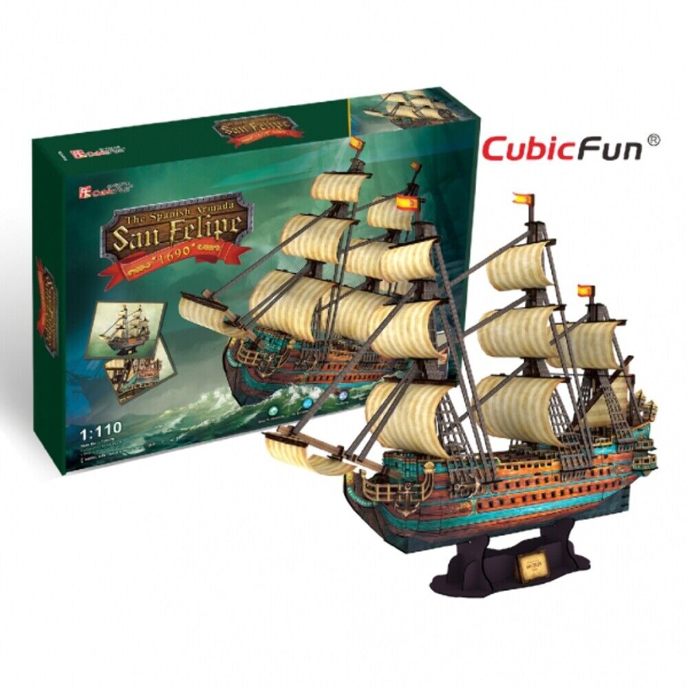 Spanish Armada ship Shaped Puzzle 248 Pieces Kalimat Store