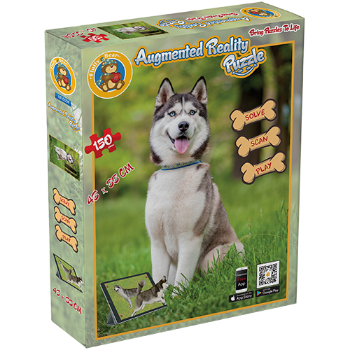 Husky Positive PIXEL DOG BAG 3in1 - Katre Arula moedisain